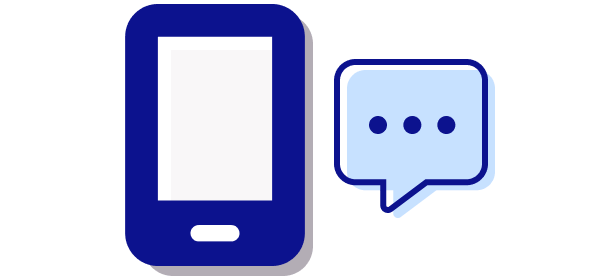 SMS送信のイメージ